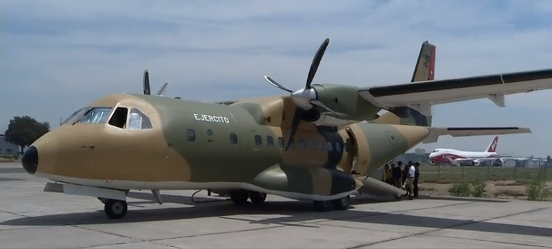 Airbus CN235 de la Brigada de Aviación Ejército