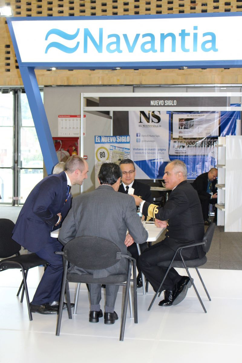 El almirante Amezquita, responsable del programa PES, en Navantia. Foto: N.G.P.