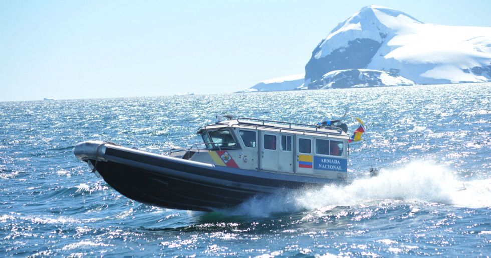 Colombia en la Antártida. Foto: ARC