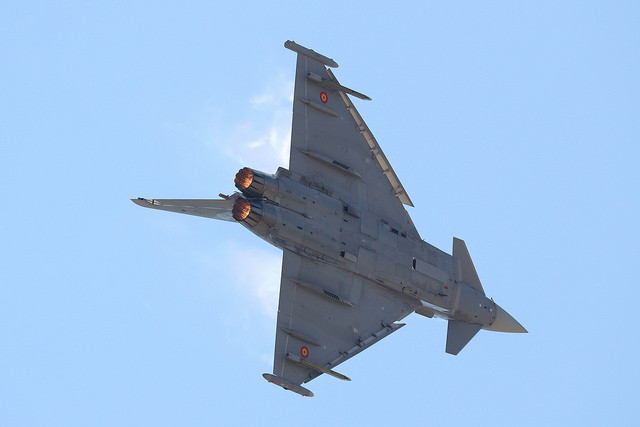 Eurofighter del Ala 14 de la Base Aérea de Albacete. Foto: Ejército del Aire