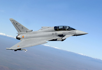 Eurofighter de la Fuerza Aérea española. Foto: Ejército del Aire