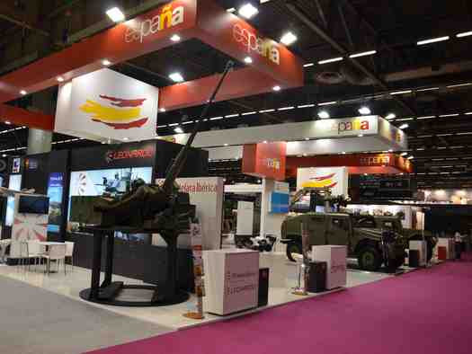 Pabellón de España en Eurosatory 2016. Foto: Infodefensa.com