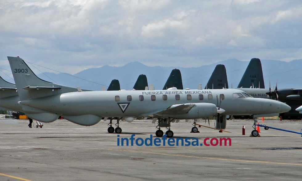 Avión C-26A de la FAM, antes de su baja. Imagen JAQC