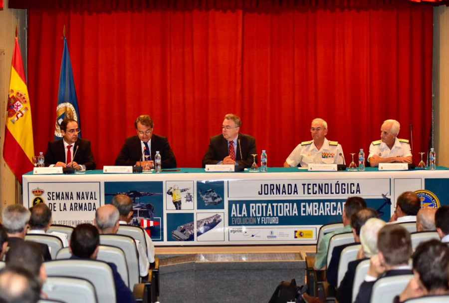 Inauguración de la jornada tecnológica de la Armada. Foto: Armada