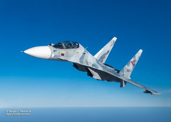 Sukhoi Su-30MK2 de la Aviación Militar de Venezuela_Foto: Sergio J. Padrón A.