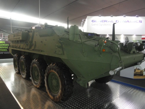 El LAV III en exposición estática en la feria Sitdef 2017, en el Cuartel General del Ejército del Perú. Foto: Peter Watson