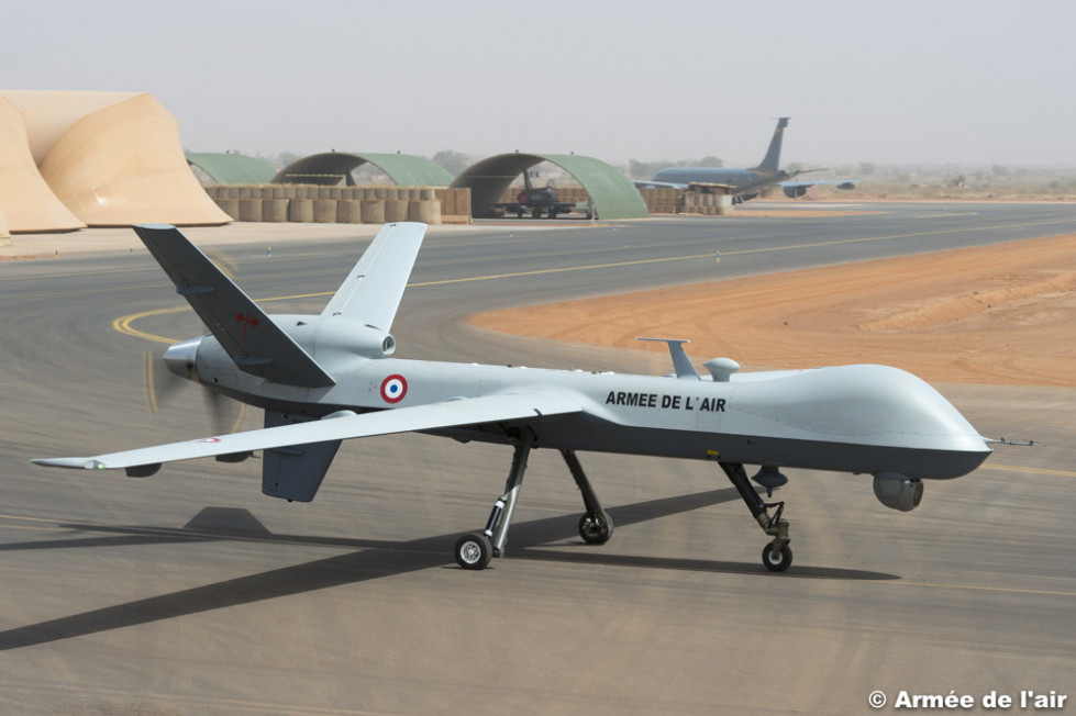 170917 drone uav uas rpas reaper sahel ministerio defena francia