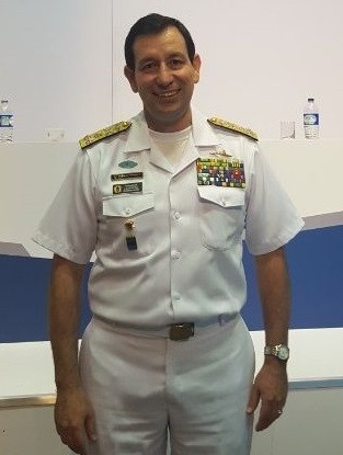 Vicealmirante Jorge E, Carreño, presidente de Cotecmar