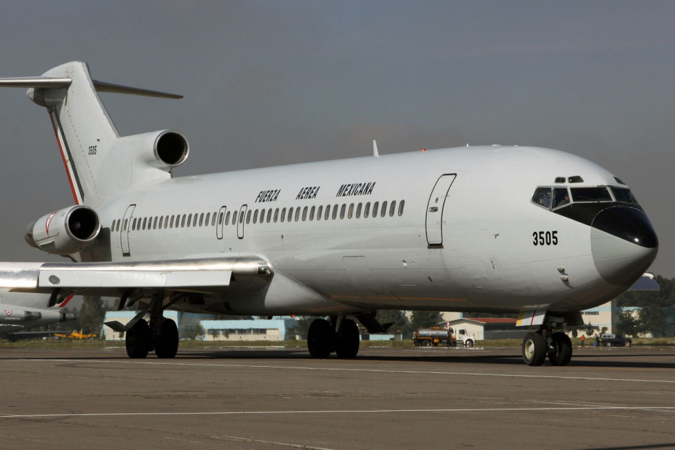 Boeing 727 de la FAM. Foto: Francisco Romero