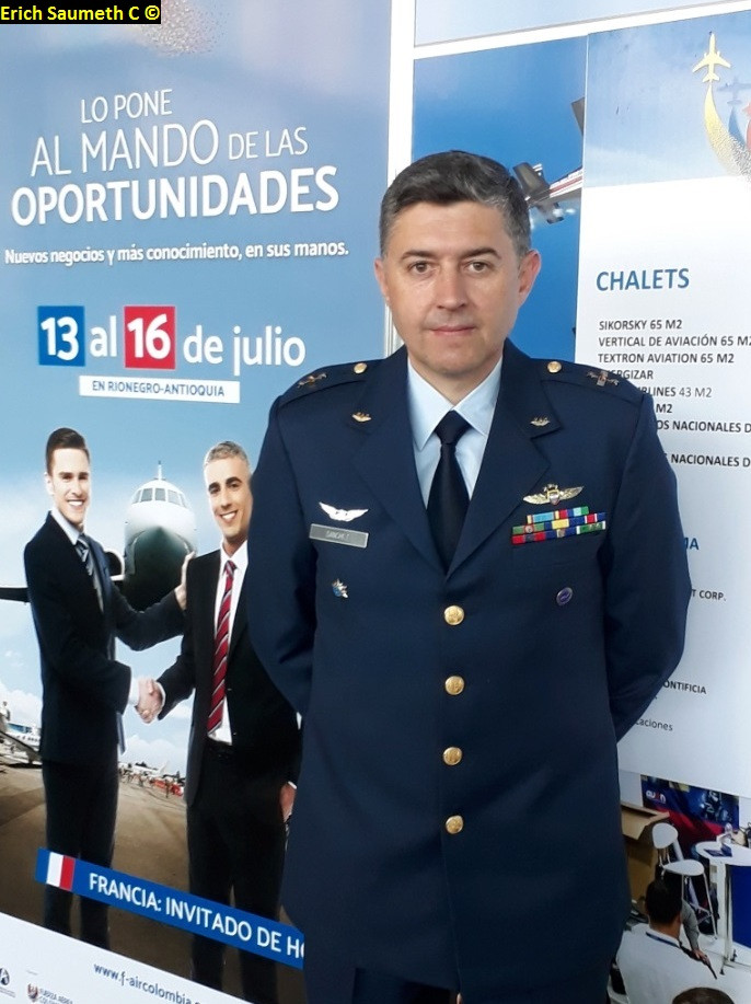 Coronel Edgar Sánchez, director de la F-Air 2017. Foto Erich Saumeth C.