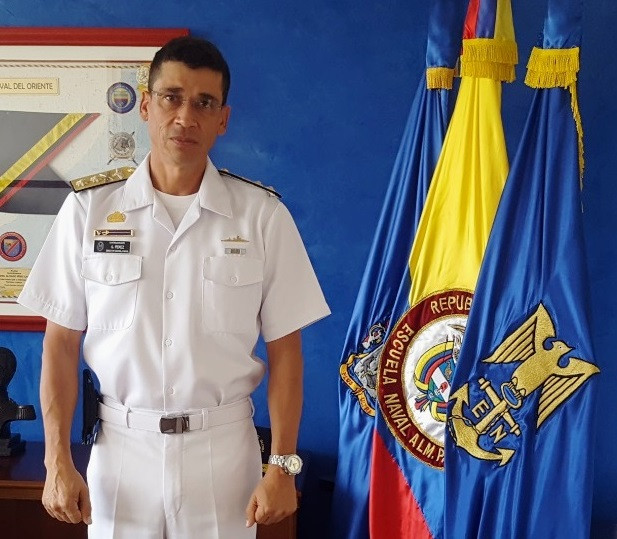 Almirante Pérez, nuevo comandante de la FNC. Foto: Erich Saumeth C.