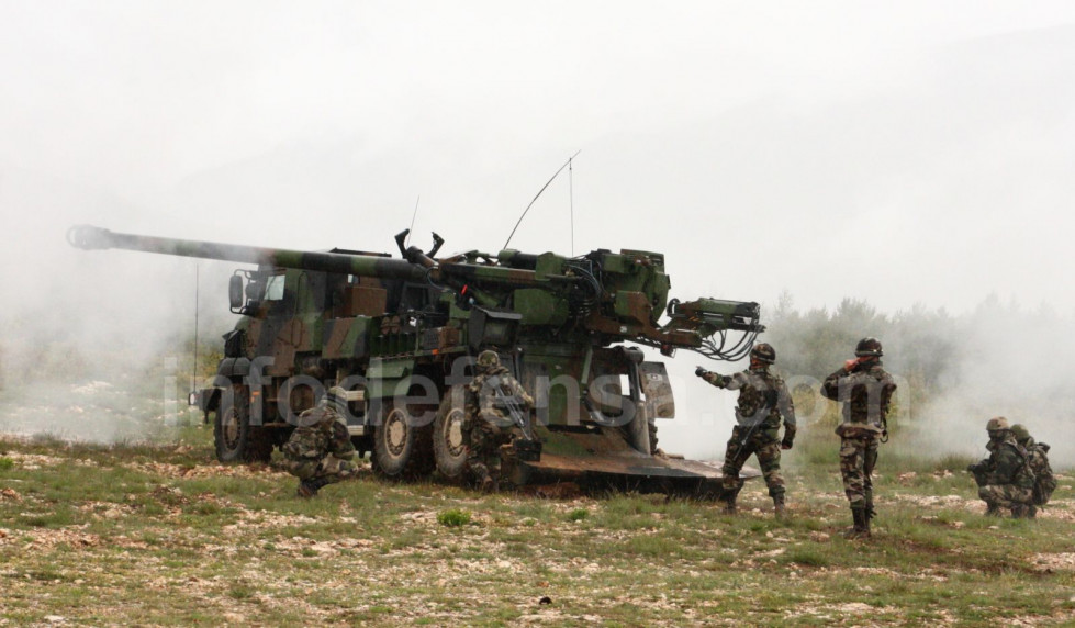 Pruebas del Caesar en Francia. Imagen: Ginés Soriano Forte  Infodefensa.com