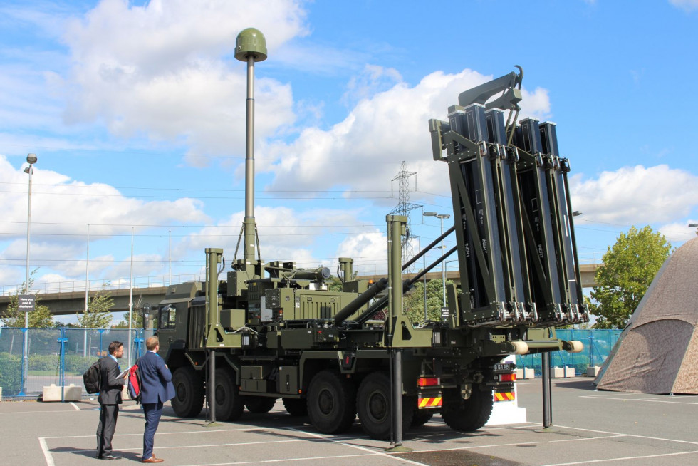 Lanzadera de misil Scamm del Ejército británico. Foto: Infodefensa.com