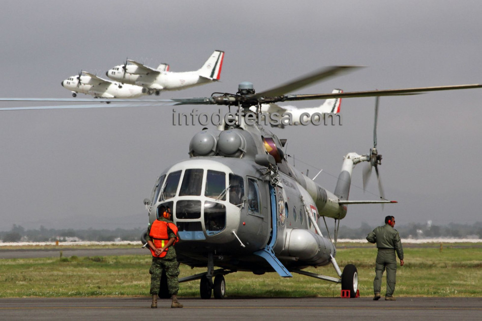 Mi-17 del EA 303 de la FAM, caballo de batalla. Foto: M. García.