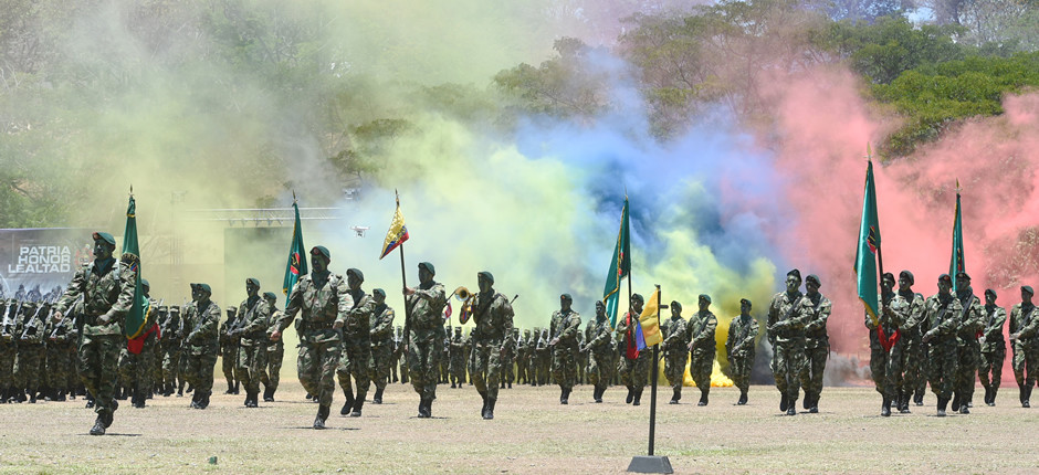 Ceremonia de graduación de los soldados profesionales. Foto: Mindefensa.