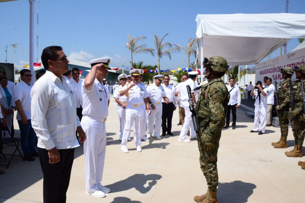 Inauguración de La Placita. Foto: Semar