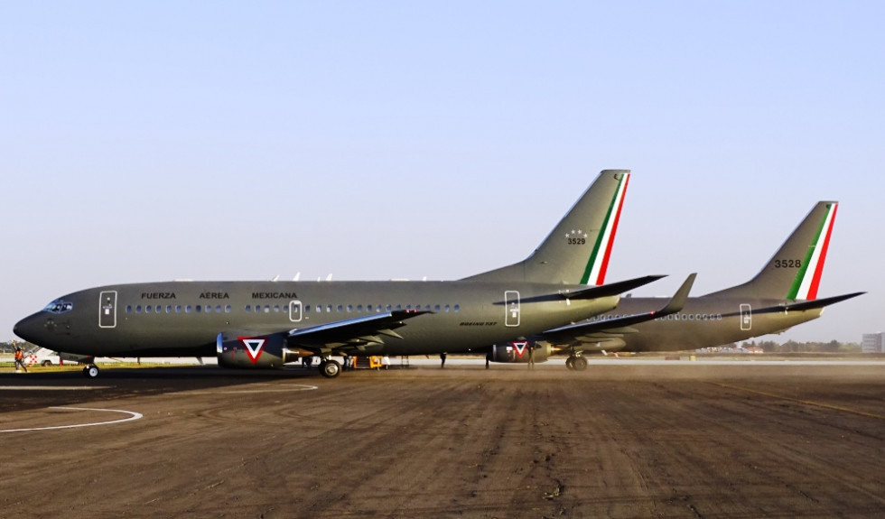 Boeing de la Fuerza Aérea Mexicana.