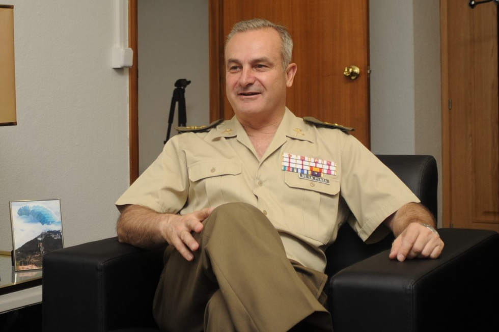 General de división Felipe de la Plaza. Foto: DGAM