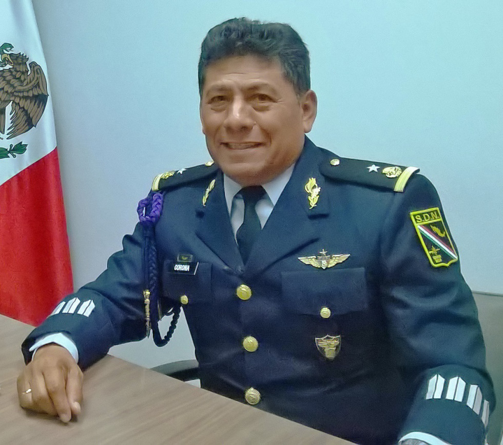 General Julián Martin Corona Rincón, subdirector de Industria Aeronáutica Militar. Foto: J.A. Quevedo