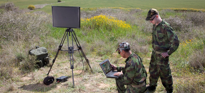 Radar terrestre como el requerido por Paraguay. Foto: Elbit Systems.