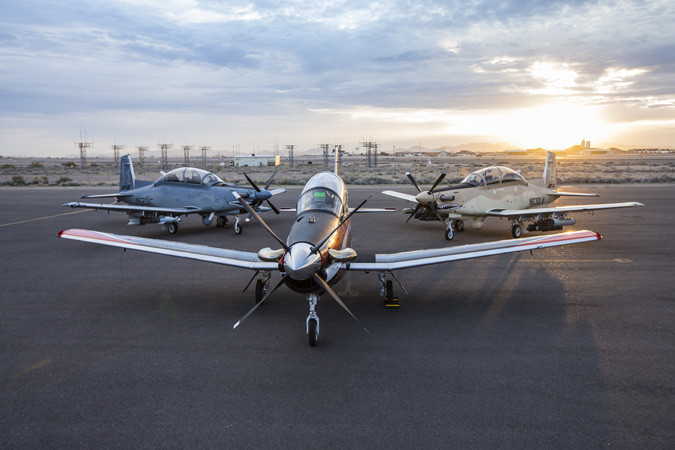 T6 via Beechcraft