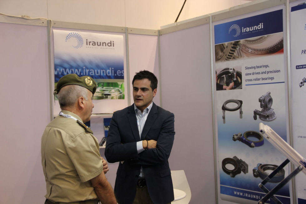 Stand de Iraundi en IDEX. Foto: Rodrigo Isasi