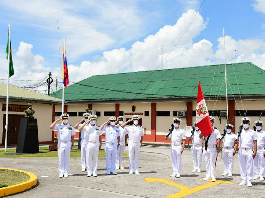 Ceremonia de cumpleaños del Gran Almirante Don Miguel Grau Seminario, héroe naval peruano