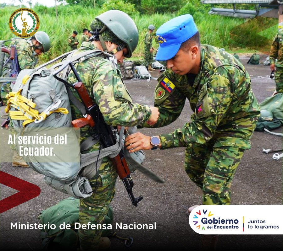 Fotos: Ejército Ecuatoriano.