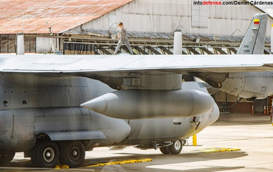 Avión C-130H de la FAC. Foto: Infodefensa.comDaniel Cárdenas