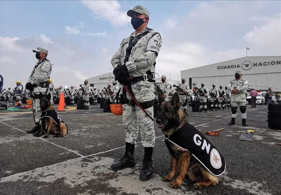 Despliegue de la Guardia Nacional. Foto: GN