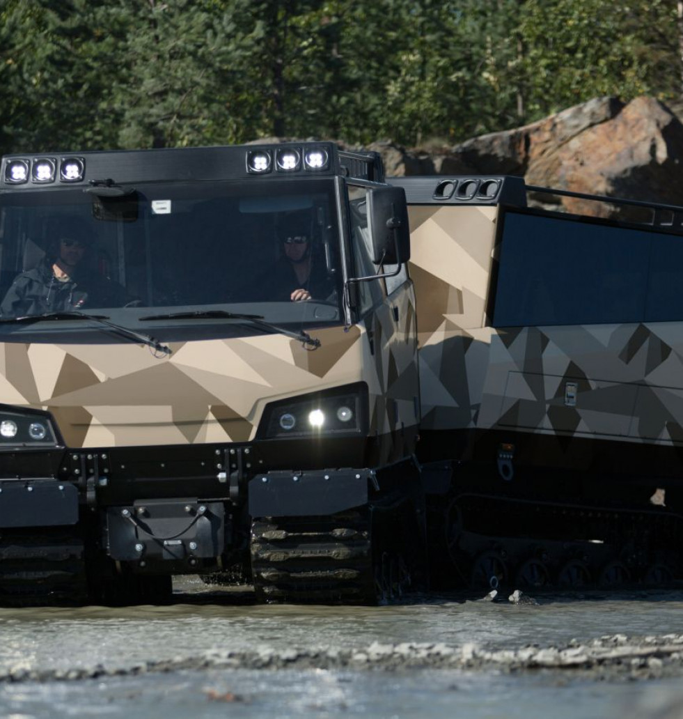 Blindado BvS10 Beowulf. Foto: BAE Systems Hägglunds