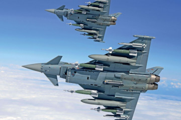 Aviones de combate Eurofighter. Foto: Eurofighter
