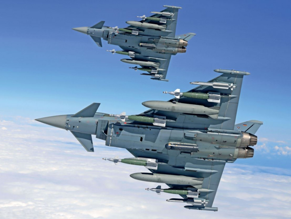 Aviones de combate Eurofighter. Foto: Eurofighter