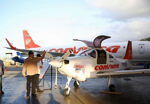 Prototipo del avión multipropósito SIBO 100. Foto: Ministerio del Popular para el Transporte