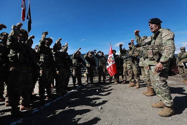 Inauguración de base contraterrorista en el Vraem. Foto: Ministerio de Defensa del Perú