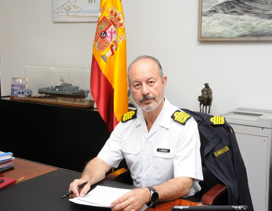 El almirante Santiago Ramón González Gómez, DIGAM. Foto: DGAM