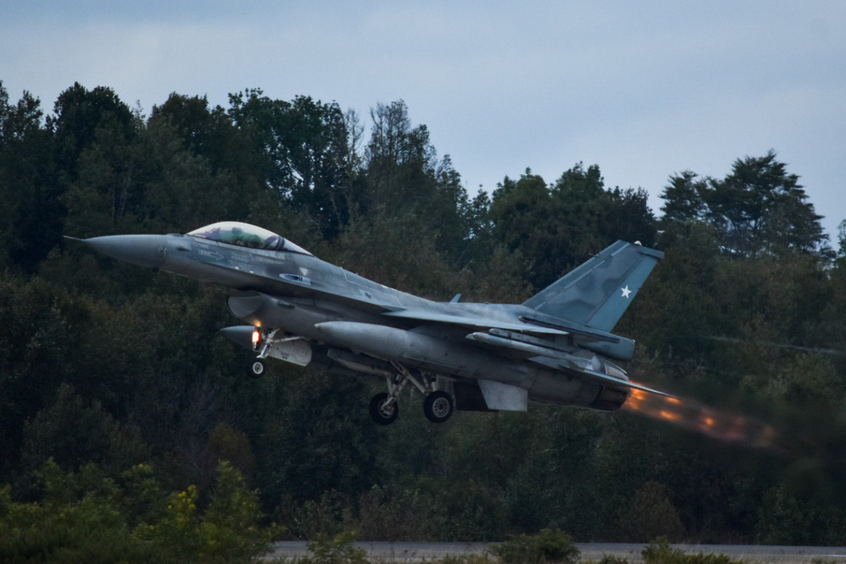 F-16 C Block 50 del Grupo de Aviación N° 3. Foto: FACh