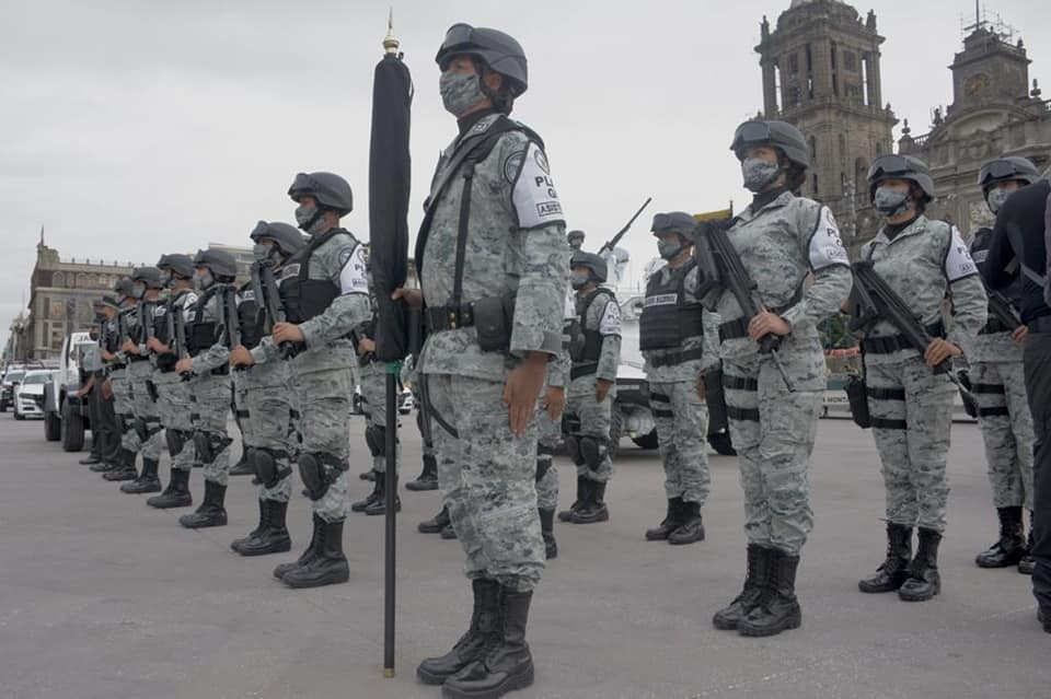 Formación de la Guardia Nacional. Foto: Sedena