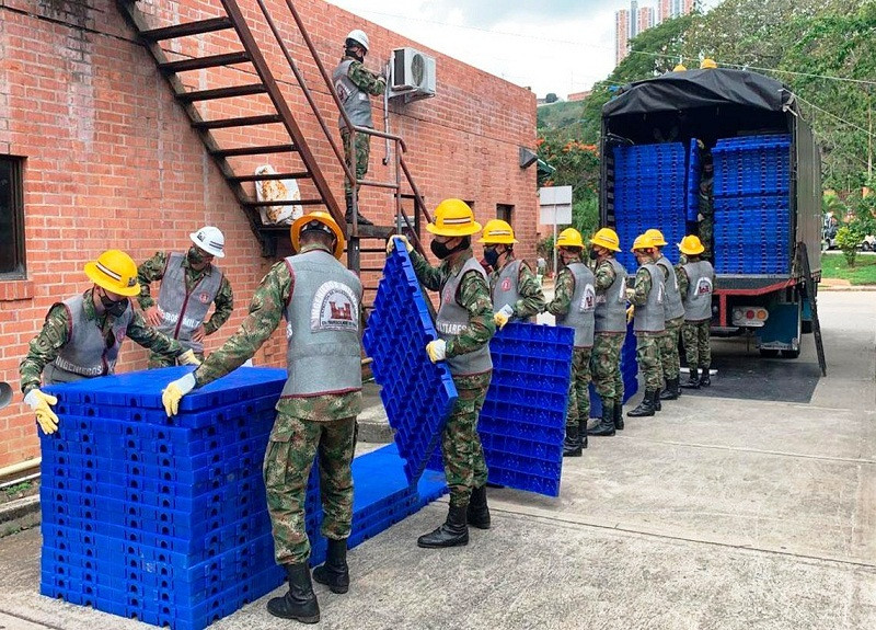 Hospital móvil. Foto: Ejército Colombiano