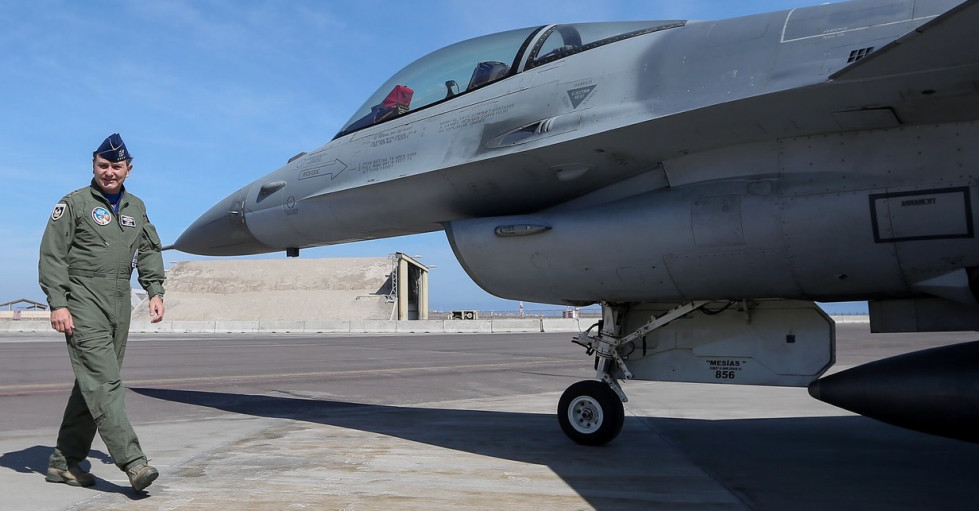 El comandante en jefe de la Fuerza Aérea de Chile, general del aire Arturo Merino. Foto: FACh