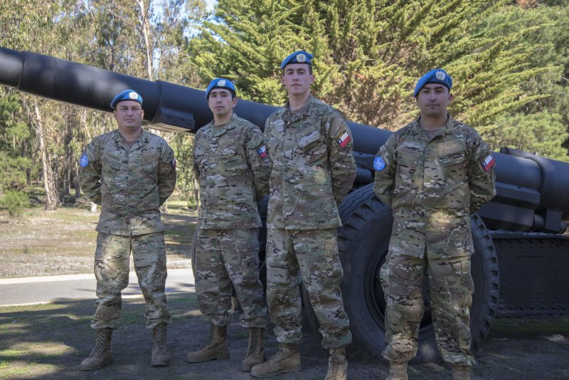 La Infantería de Marina ha participado por más de una década en la misión de paz en Chipre. Foto: Armada de Chile