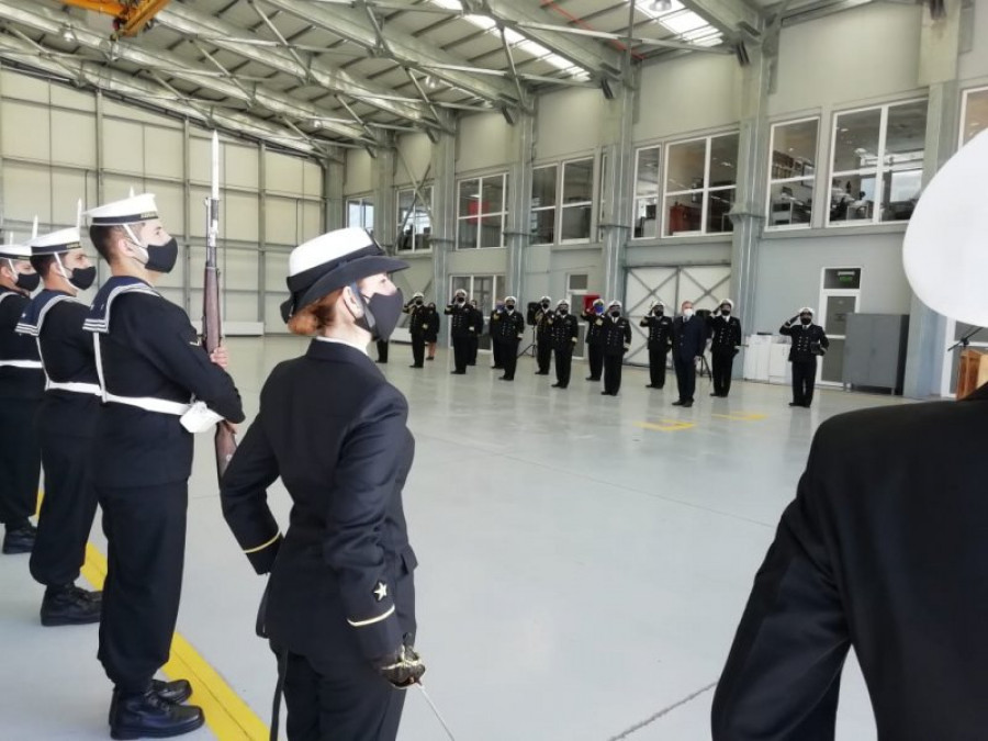 El hangar tiene 2.120 mts 2 construidos y puede albergar hasta cuatro aeronaves menores y un C295 Persuader. Foto: Armada de Chile