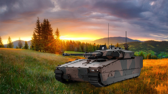 Aspecto de un blindado CV90 tras su modernización. Imagen: BAE Systems