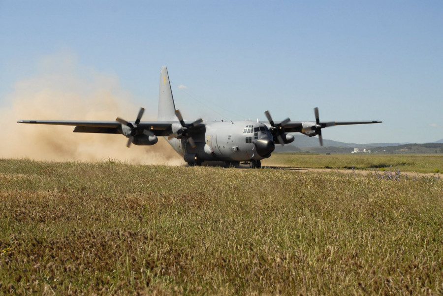 Avión de transporte Hercules. Foto: Ejército del Aire