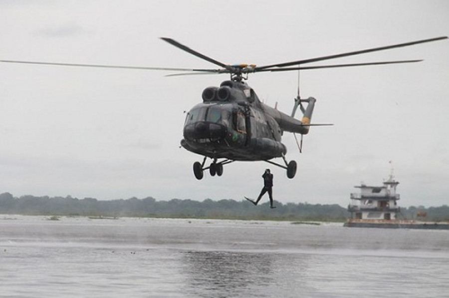 Mi-8T de la MGP. Uno de los requerimientos más prioritarios es la compra de helicópteros. Foto: Marina de Guerra del Perú