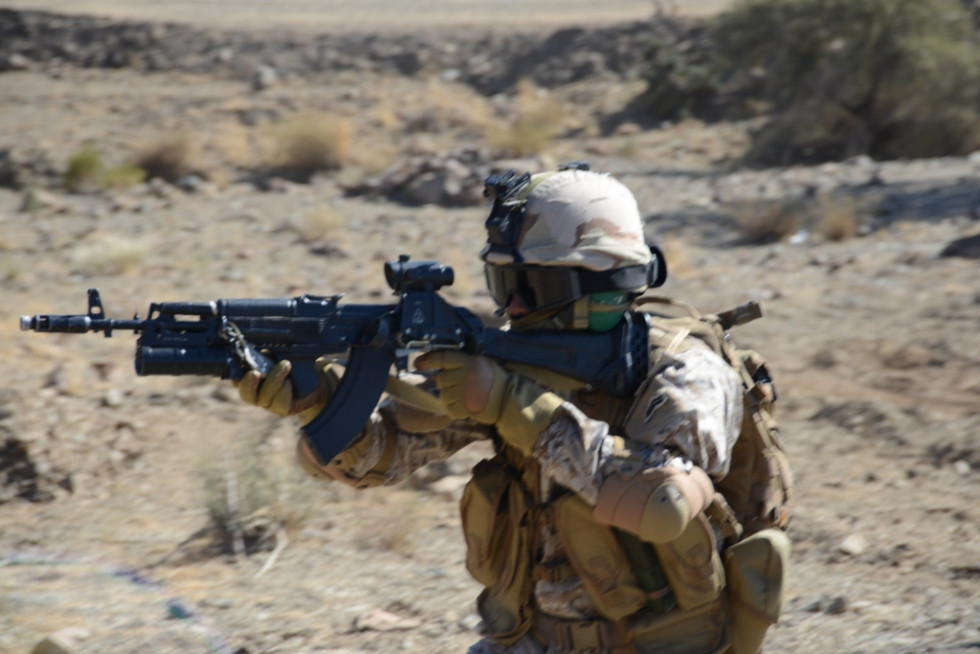 Soldado saudí. Foto: Ministerio de Defensa de Arabia Saudí