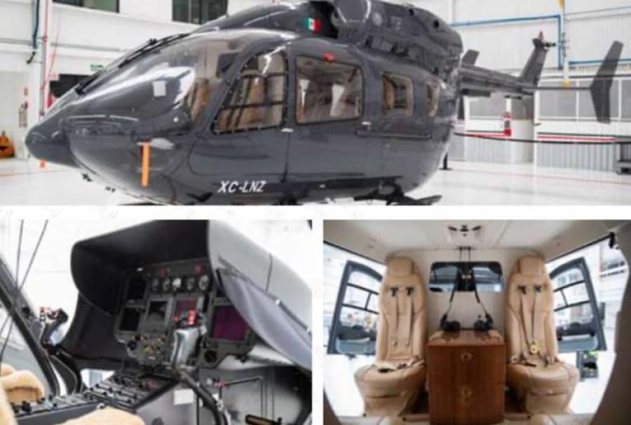 Eurocopter EC-145. Foto: Presidencia