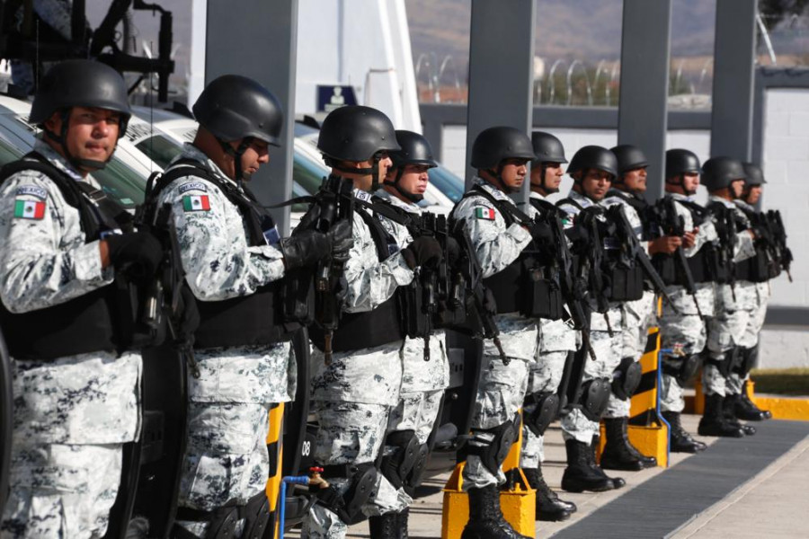 Despliegue de efectivos de la Guardia Nacional. Foto: GN