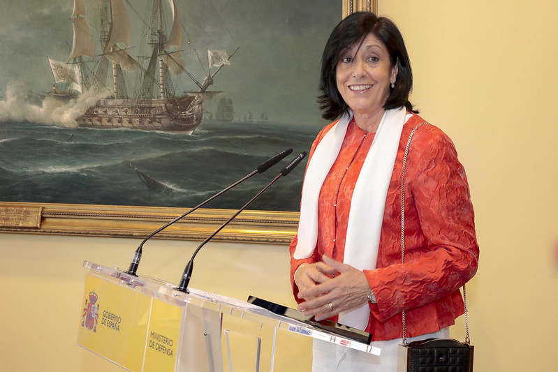 Esperanza Casteleiro en el acto de toma de posesión como secretaría de Estado de Defensa. Foto: Ministerio de Defensa