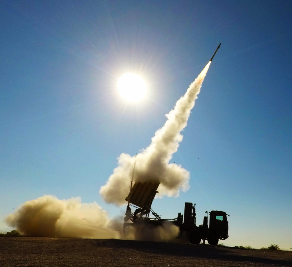 Prueba del sistema Iron Dome. Foto: Raytheon-Rafael